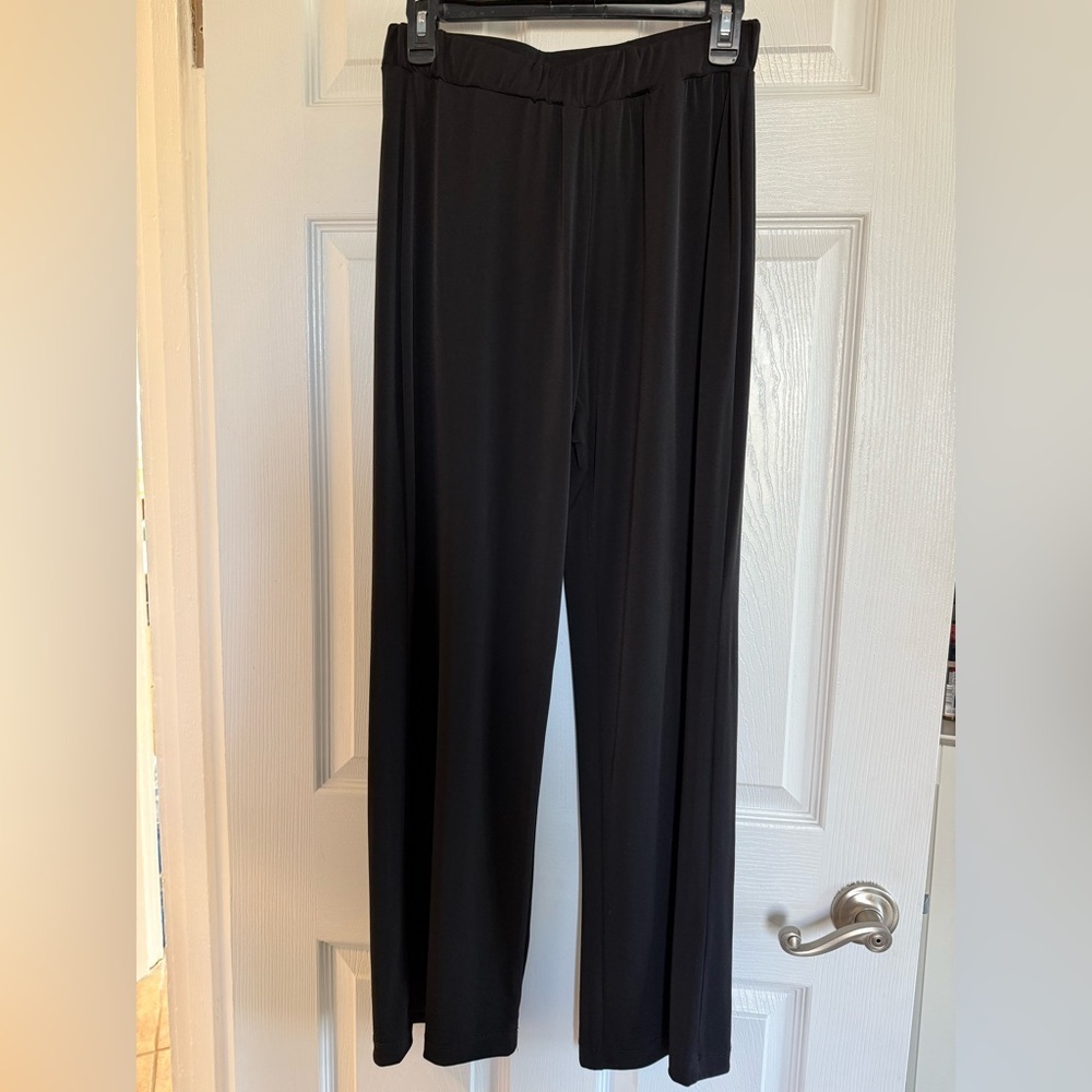 New Directions Black Wide-Leg Pants dress them up for a special occasion